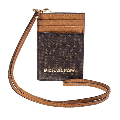 michael kors id holder|michael kors card holder wallet.